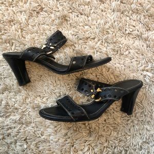 Salvatore Ferragamo vintage heel mules